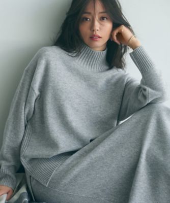 【杏さん着用/洗える】ウールカシミヤ ハイネック ニット 杏さん着用/洗える】ウールカシミヤ ハイネック ニット / 23区