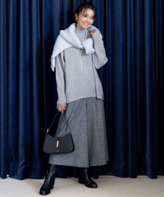 洗える】ウールカシミヤ ハイネック ニット（KRWOSW0551