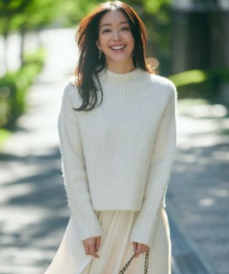 ＜23区 (Women)＞ブラッシュドアルパカブレンド　ニット（ＫＲＷＯＳＷ０５５８）