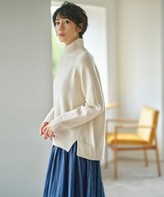 ウールカシミヤ ａｑｕａ ハイネック プルオーバー ニット ｋｒｗｒｂｗ０５０５ 三越伊勢丹オンラインストア 公式