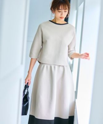 洗える】ポリエステルホールガーメントプルオーバー ニット