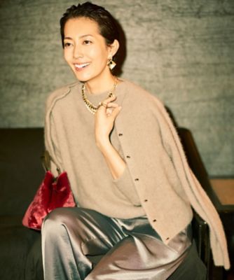 SHIHOさん着用】ヘアリーフォックスプルオーバー ニット