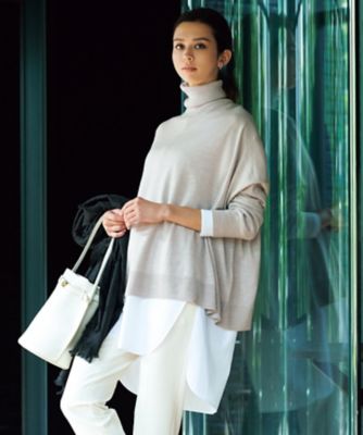 中村アンさん着用 ウールシルク ビッグシルエットニット 番号ｊ６９ ｋｒｗｓｂｗ０４１７ 三越伊勢丹オンラインストア 公式