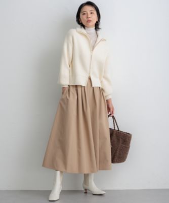 洗える】コットンリリー ニットブルゾン（KRWSCA0355） | 23