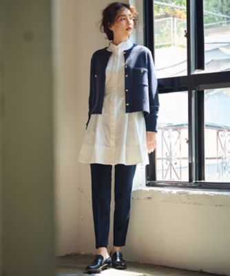 洗える】ミニブークレニット カーディガン（KRWSCA0357