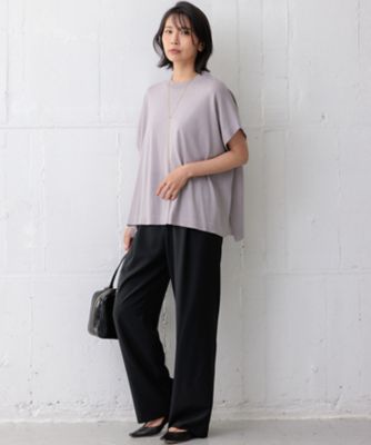 23区 小さいサイズ シャツ 32 洗える　ポンチョシルエット 新品　2025 セール】【洗える】TWマットクロス ポンチョシルエット シャツ（シャツ