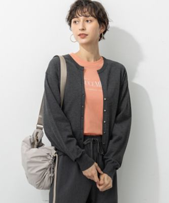 ＜23区 S (Women/小さいサイズ)＞【洗える／吊り干しＯＫ】レーヨンストレッチ　Ｖネック　ニットカーディガン（ＫＲＷＳＧＡ０２５２）