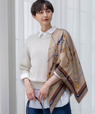 洗える♪　小さいサイズ　23区　ウールカシミヤ　バルキー　エディターズ　ニット 洗える♪ 小さいサイズ 23区 ウールカシミヤ バルキー