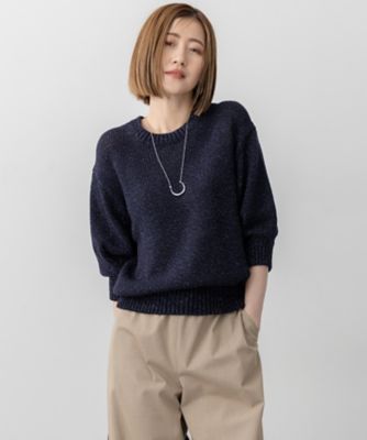ニジュウサンク　カシミヤブレンドバルキー・ロールネックニット・大きいサイズ ニジュウサンク カシミヤブレンドバルキー・ロールネックニット