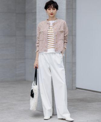 【極上品!!】70s ヴィンテージ ツイード × ニット ワークブルゾン　50s ジップニットブルゾン(トップス)｜EPOCA(エポカ)のファッション