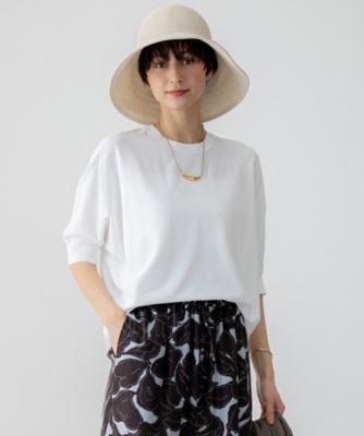 23区 S (Women/小さいサイズ)/ニジュウサンク エス 【洗える】レーヨンポリエステルストレッチ ドルマン ニット(KRWSGM0450)