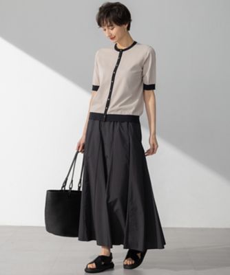 【ＷＥＢ＆一部店舗限定／洗える】レーヨンポリエステルストレッチ　半袖　カーディガン（ＫＲＷＳＧＭ６８４１）