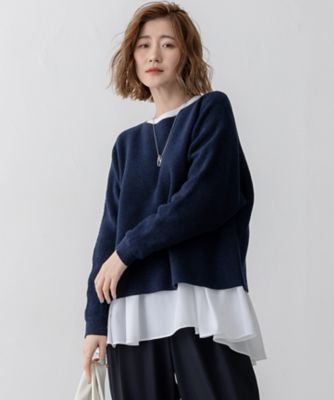 Oggi3月号掲載／洗える】コットンギマ クロップド ドルマン