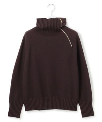 23区 今季ボイルドウールコンビ ジップ タートルニット ボイルドウールコンビ ジップ タートルニット（KRWSGW0562