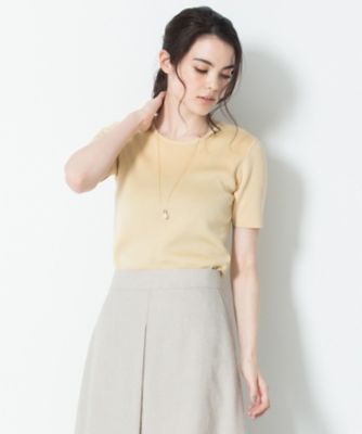 シンセティックファイバー　半袖ニット（検索番号Ｈ５４）（ＫＲＷＳＫＭ０４０８）