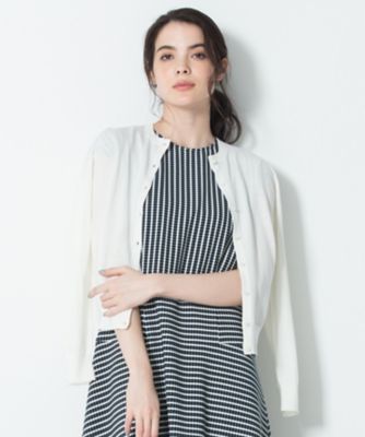 ＜23区 S (Women/小さいサイズ)＞アイスコットン　カーディガン（検索番号Ｋ６２）（ＫＲＷＳＫＭ０５０２）