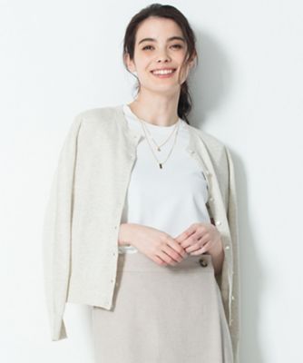 カーディガン アイスコットンカーディガン レディース Shinzone｜ICE COTTON KNIT CARDIGAN アイスコットンニット