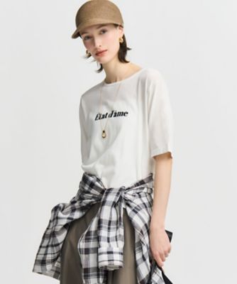 ＜23区 S (Women/小さいサイズ)＞インターシャロゴ　レターニット（ＫＲＷＳＬＭ０５５６）