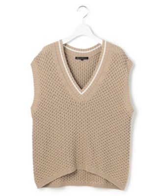 23区 ニジュウサンク ベスト ベージュ ホワイト サイズ:44(XL) / チルデン ニット ベスト / コットン シルク Vネック オーバーサイズ / トップス セーター【レディース】【中古】 楽天市場】23区 ニジュウサンク ベスト ベージュ ホワイト サイズ:44