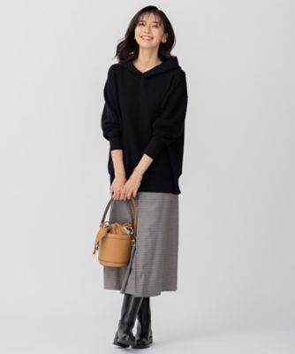 美品　23区　44　コットンウール ニット パーカー　2022年　近年モデル カタログ掲載】コットンウール ニット パーカー（KRWSNA0364