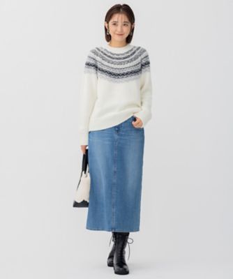 CLASSY．12月号掲載】フェアアイル ニット