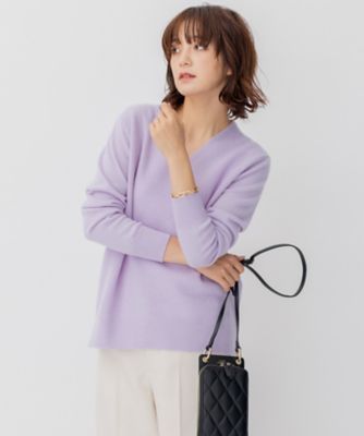 【ＷＥＢ限定】カシミヤブレンドバルキー　Ｖネック　ニット（ＫＲＷＳＮＷ０５６４）