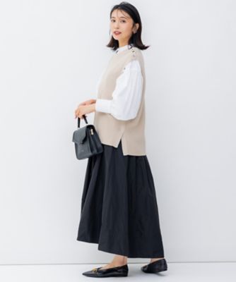 洗える】コットンカシミヤ ニットベスト（KRWSSA0357） | 23