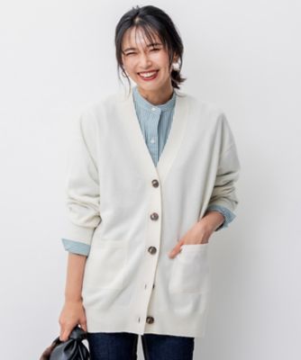 ＜23区 S (Women/小さいサイズ)＞【洗える】ピュアカシミヤ　カーディガン（ＫＲＷＳＳＷ０４５０）