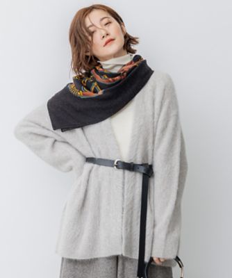 ＜23区 S (Women/小さいサイズ)＞アルパカシャギー　ニット　カーディガン（ＫＲＷＳＳＷ０５５６）