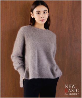 Amazon | [LQINGBZ] レディース ふわふわ モヘアニット シャギー