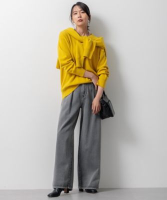 Oggi掲載／洗える】ピュアカシミヤ ニットカーディガン