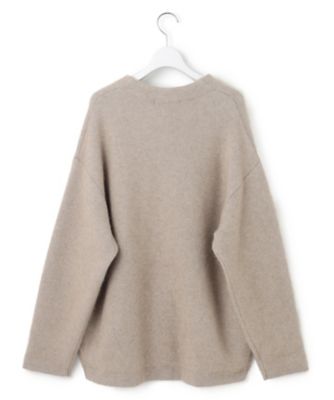 【ＣＬＡＳＳＹ．１１月号掲載／洗える】ラクーンブレンドダブルフェイス　ニットカーディガン（ＫＲＷＷＣＷ０４５７）