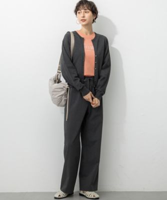 洗える／吊り干しOK】レーヨンストレッチ Vネック ニット