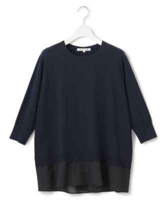 【洗える】レーヨンポリエステルストレッチ　シャツコンビ　ニット（ＫＲＷＷＧＭ０４５２）