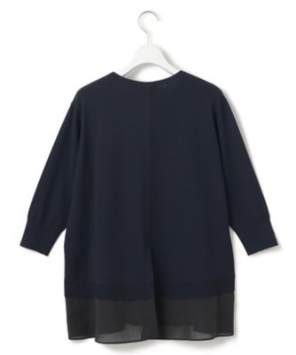 【洗える】レーヨンポリエステルストレッチ　シャツコンビ　ニット（ＫＲＷＷＧＭ０４５２）