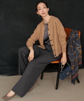 未使用 タグ紐付き Rady カシミヤ混 ビジュー カーディガン ベージュ 未使用 タグ紐付き Rady カシミヤ混 ビジュー カーディガン