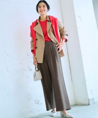 o*a様 えみおわす　ブラウン　クルーネック長袖ニット 見上愛さん着用／Oggi・STORY掲載】ピュアカシミヤ クルー