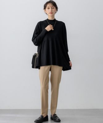 未使用級 23区 カシミヤ100% 洗える ドルマンスリーブ ニット 黒 38 セール】 【洗える】ピュアカシミヤ ドルマンスリーブ ニット