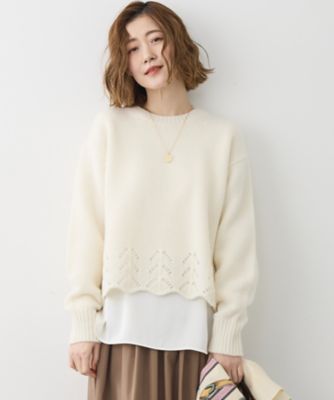 CANCLINI スキッパーベルト付き ブラウス