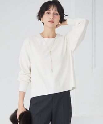 ＜23区 L (Women/大きいサイズ)＞【ＷＥＢ＆一部店舗限定カラーあり／滝沢眞規子さん着用】クリスタルホットフィット　ニット（ＫＲＷＷＧＷ６５６９）