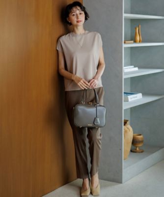レーヨンポリエステルストレッチ フレンチスリーブ ニット