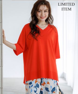 【送料無料】23区 L (Women/大きいサイズ)/ニジュウサンク エル【WEB & 一部店舗限定カラーあり/Lサイズ限定】レーヨンポリエステルス..