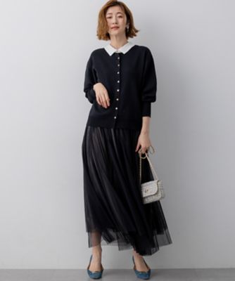 WEB＆一部店舗限定】バイカラーデザイン 2WAY ニット