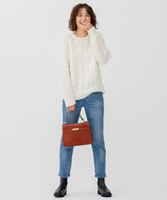 【ＣＬＡＳＳＹ．１２月号掲載】アランパターン　ニット（ＫＲＷＷＮＷ０５５９）