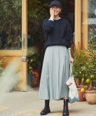 【ＣＬＡＳＳＹ．１２月号掲載】アランパターン　ニット（ＫＲＷＷＮＷ０５５９）