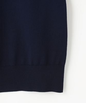 【ＷＥＢ限定】レーヨンポリエステルストレッチ　襟デザイン　ニット（ＫＲＷＷＳＭ０８４３）