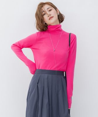 23区 L (Women/大きいサイズ)/ニジュウサンク エル 【杏さん着用／洗える】スムージーコットン　シアー　ニット（ＫＲＷＷＳＷ０３５８）