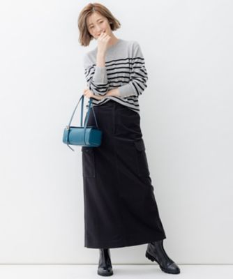 【洗える】ピュアカシミヤ ボーダー ニット（ＫＲＷＷＳＷ０４５３） | 23区 L (Women/大きいサイズ)/ニジュウサンク エル |  三越伊勢丹オンラインストア・通販【公式】