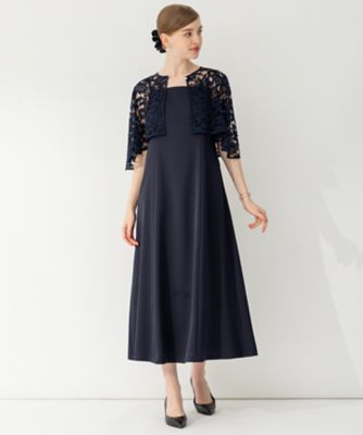 【新品タグ付き】✨23区✨アプロディール　レースコンビ ドレス　定価3.9万円 APPLAUDIR】マニフィークレースコンビ ドレス