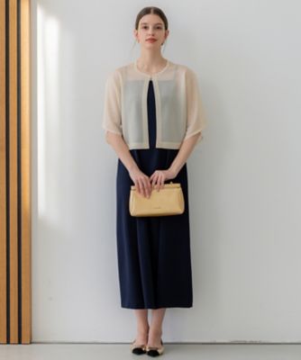 タグ付き【APPLAUDIR】ブライトフラワーレース ドレス 小さいサイズ32